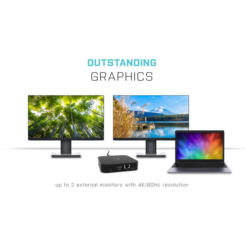 I-tec USB-C HDMI DP Docking Station mit Lieferung