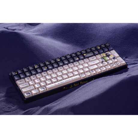 Iqunix F97 Starry Tryst RGB mechanische Gaming-Tastatur (dunkelblau, US-Layout (QWERTZ), Gateron-Rot, 96 %, RGB-LEDs, Hot-Swap-fähig, PBT, 2,4 GHz | Bluetooth 5.1 | USB-C)
