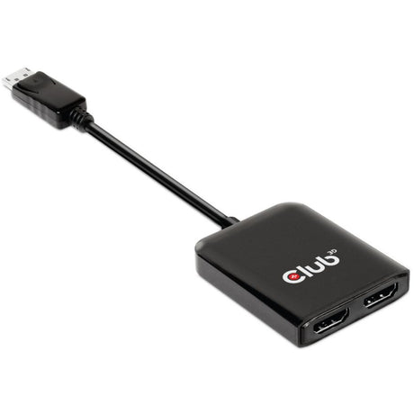 Club 3D Multi Stream Transport Hub DisplayPort 1.4 auf 2x HDMI Dual Monitor 4K60Hz Adapter (Schwarz)