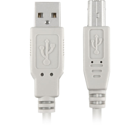Sharkoon USB-A 2.0 > USB-B Kabel (grau, 0,5 Meter)