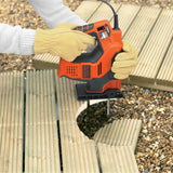 Black+Decker 500 W Scorpion Multisaw mit Autoselect-Technologie RS890K-QS Säbelsäge (Orange Schwarz)