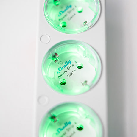 Shelly Steckdosenleiste Gen4 Steckdosenleiste (weiß, WLAN, Bluetooth, Zigbee)