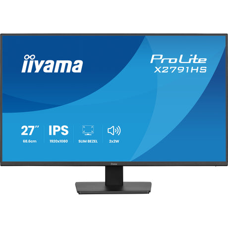 Iiyama Prolite X2791HS-B1 27 Monitor (Schwarz (matt), 120 Hz, HDMI, Display-Port, Audio)