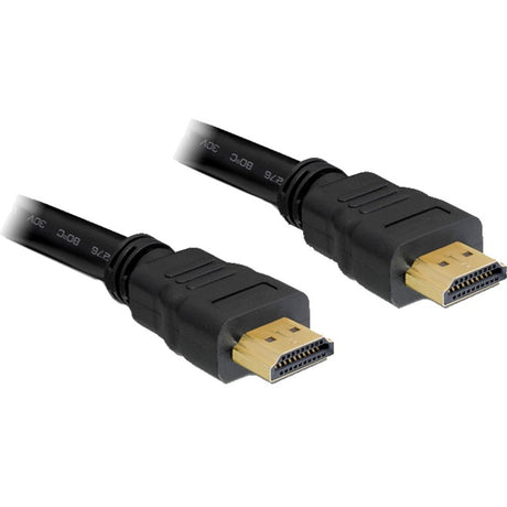Delock High Speed HDMI Kabel mit Ethernet (schwarz, 20 Meter)