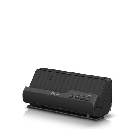 Epson ES-C320W kompakter A4-Dokumentenscanner mit WLAN-Konnektivität und U-Path (Schwarz, A4, A5, A6, B5)