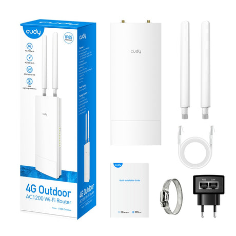 Cudy Indoor Outdoor 4G AC1200 WLAN-Router