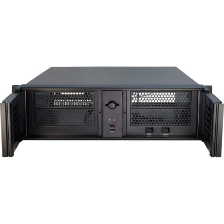 Inter-tech 3u-3098-s Rackgehäuse (schwarz | 2x USB-A)