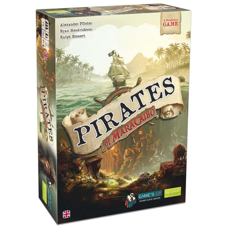 Europäisches Spielernetzwerk Pirates of Maracaibo Brettspiel (englisch, 1 - 4 Spieler, 90 Minuten, ab 13 Jahren)