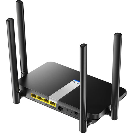 Cudy AC1200 Wi-Fi Mesh 4G LTE Cat4 Router (Schwarz, Mesh, App, Nano-SIM-Steckplatz)