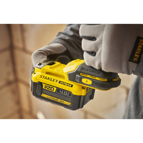 Stanley Fatmax V20 18V Schlagschrauber (schwarz gelb, Akku und Ladegerät nicht im Lieferumfang enthalten)