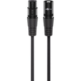 Goobay xlr-aansluitkabel (zwart, 1 meter)