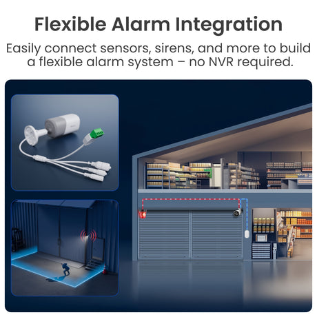 Reolink 4k 8mp poe bullet camera met colorx nachtzicht (wit)