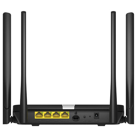 Cudy AC1200 Wi-Fi Mesh 4G LTE Cat4 Router (Schwarz, Mesh, App, Nano-SIM-Steckplatz)