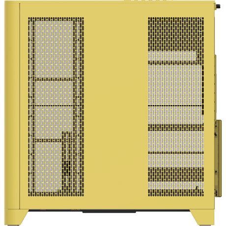 Thermaltake view 390 air butter caramel midi tower behuizing (geel | 2x usb-a | 1x usb-c | tempered glass)