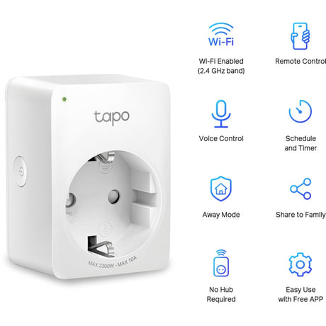 TP-Link Tapo P100 Mini WiFi Stoppcontact (4 Pack)