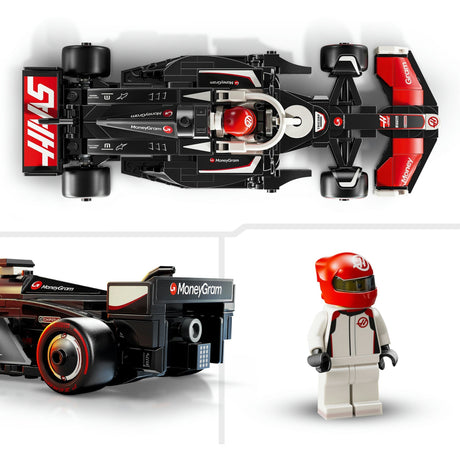 Lego Speed Champions Moneygram Hare F1 Team VF-24 Rennwagen-Set – 77250