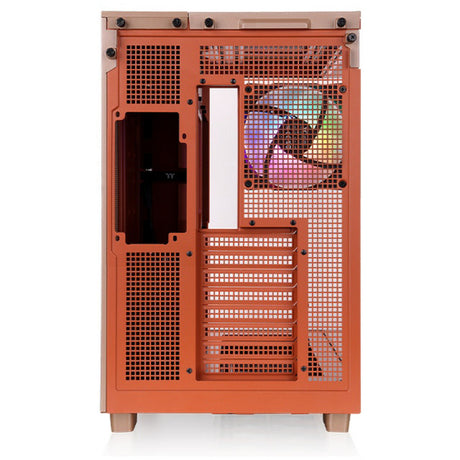 Thermaltake View 380 XL TG ARGB Gravel Sand Midi Tower Gehäuse (hellbraun | 2x USB-A | 1x USB-C | RGB | Fenster)