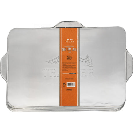 Traeger Fettabscheider-Schutzfolie für Timberline 850 Abtropfschale (Silber, 5 Stück)