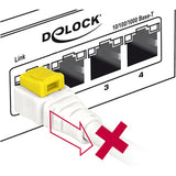 Delock Patch-Kabel RJ-45 mit Cat.6a sicher