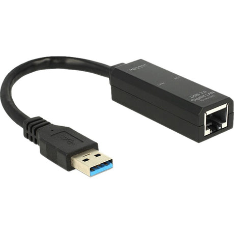 Delock Adapter USB 3.0 > Gigabit LAN (schwarz, 62616)