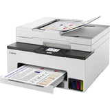 Canon maxify gx2051-kleureninkjetprinter met navulbare megatank all-in-one inkjetprinter met faxfunctie (wit, printen, kopiëren, scannen, faxen, wi-fi)