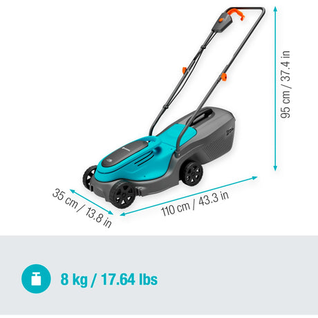 Gardena Powermax 30 18V P4A Solo Rasenmäher Akku ohne Akku, ohne Ladegerät 18V Schnittbreite max. 300 mm
