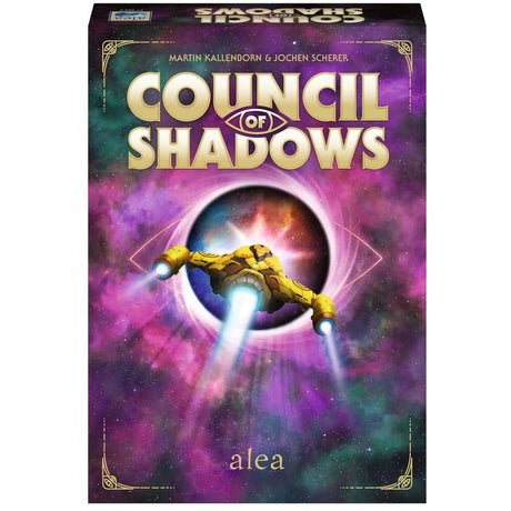 Ravensburger Council of Shadows Brettspiel (englisch, 1 - 4 Spieler, 60 - 90 Minuten, ab 14 Jahren)