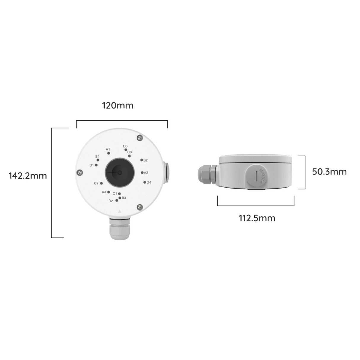Reolink rla-jbs1 lasdoos surveillance accessoires (wit)