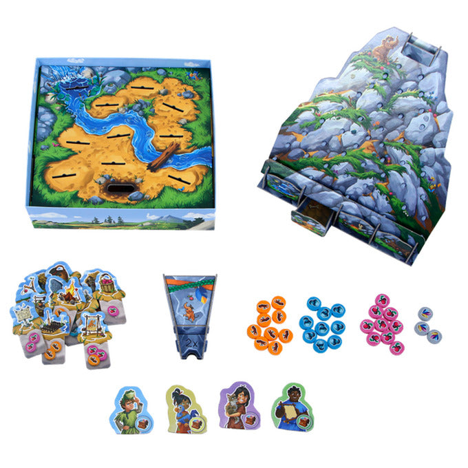 999games 999 games paleolino bordspel (nederlands, 1 - 4 spelers, 15 minuten, vanaf 5 jaar)