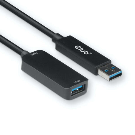Club 3D USB-A 3.2 Gen2 Verlängerungskabel (schwarz, 5 Meter, 10 Gbit/s)