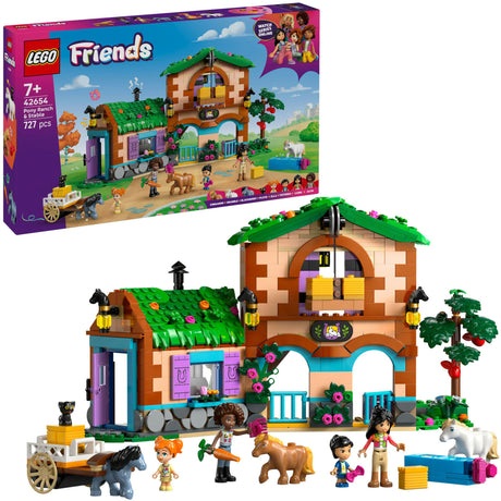Lego Friends – Ponybauernhof und Stallbauspielzeug (42654)