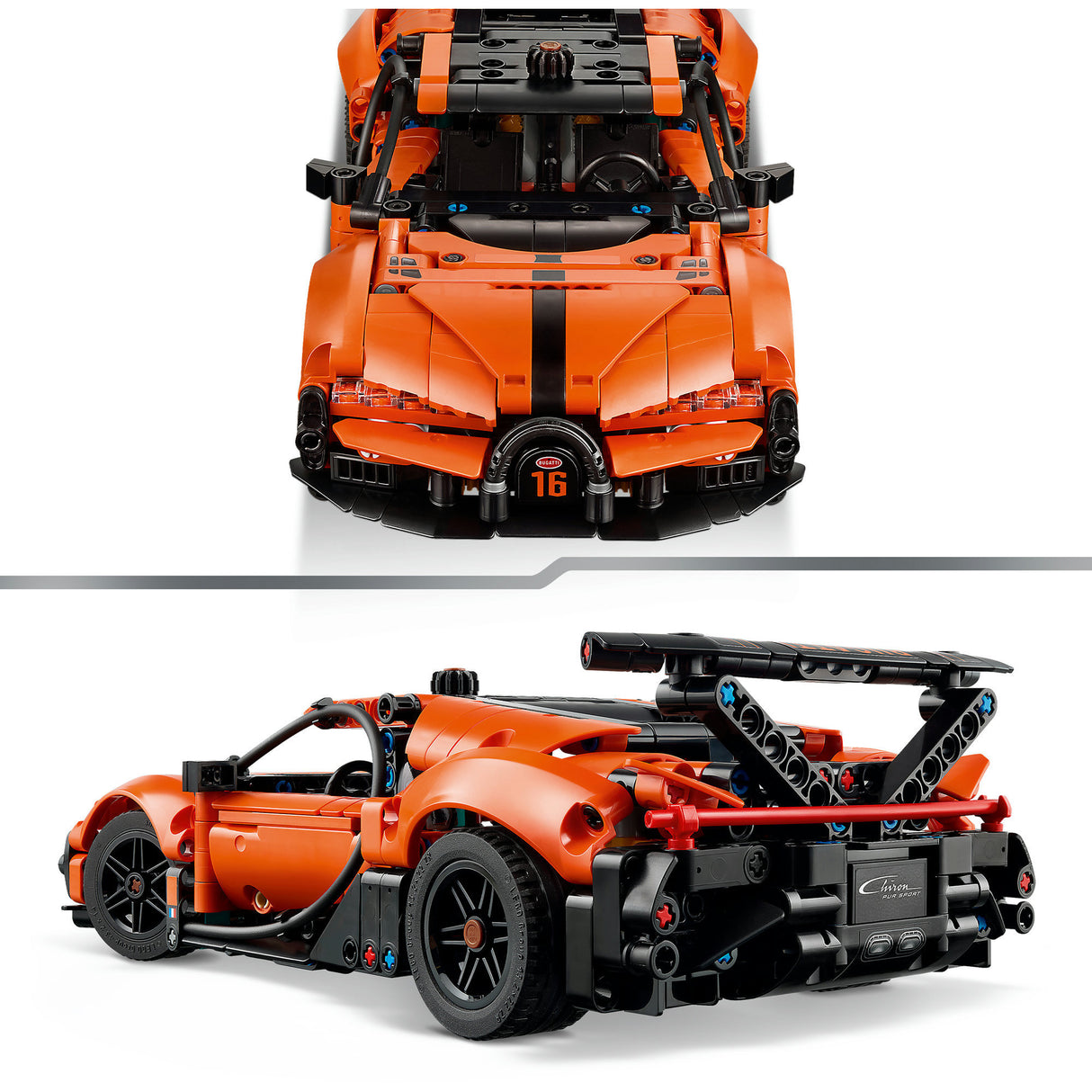 Lego Technic 42222 Bugatti Chiron Pur Sport Hypercar