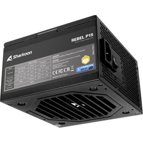 Sharkoon Rebel P15 850 Watt Netzteil (schwarz, 1x 12V-2x6, 4x PCIe)