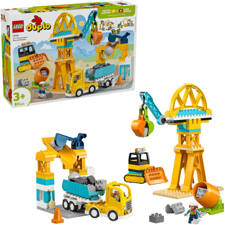 Lego Duplo Town 10476 3in1 Baustelle und Fahrzeuge
