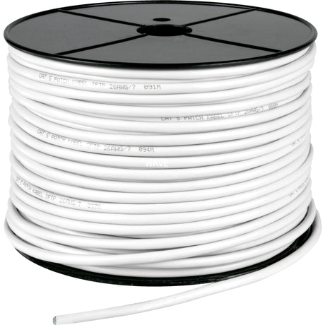 Goobay Netzwerkkabel RJ-45 SF UTP mit Cat.5e (grau, 100 Meter, Kabelrolle, flexibel)