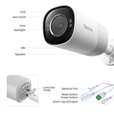 Reolink 4k 8mp poe bullet camera met colorx nachtzicht (wit)
