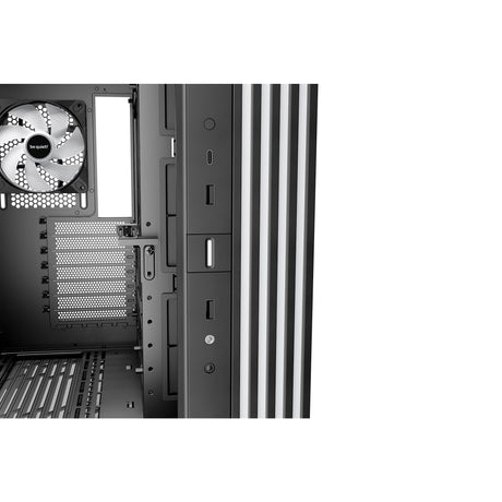 Ruhig sein! Light Base 600 dx Midi-Tower-Gehäuse (schwarz | 2x USB-A | 1x USB-C | RGB | Fenster)
