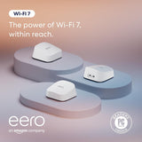 Eero 7 Mesh-WLAN-System, 3-teiliger Mesh-Router (weiß)
