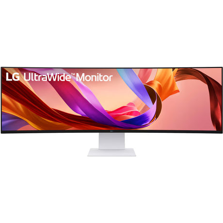 Lg ultrawide 49u950a-w 49 curved monitor (wit, 1x displayport, 1x hdmi, 1x usb-c, 2x usb-a, 144 hz)