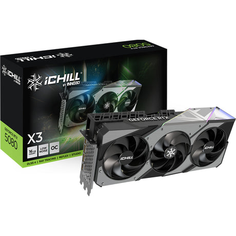 Inno3d Geforce RTX 5080 Ichill X3 Grafikkarte (DLSS 4, 3x Display Port, 1x HDMI 2.1)