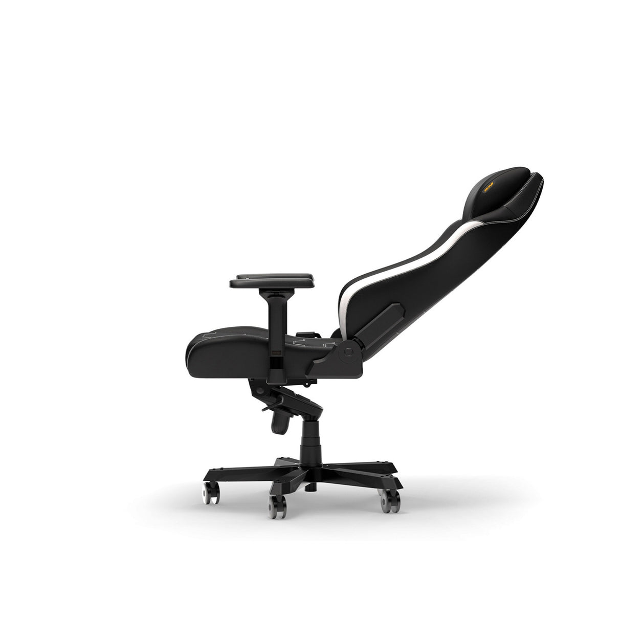 Dxracer master xl black white epu leathe gamestoel (zwart wit)