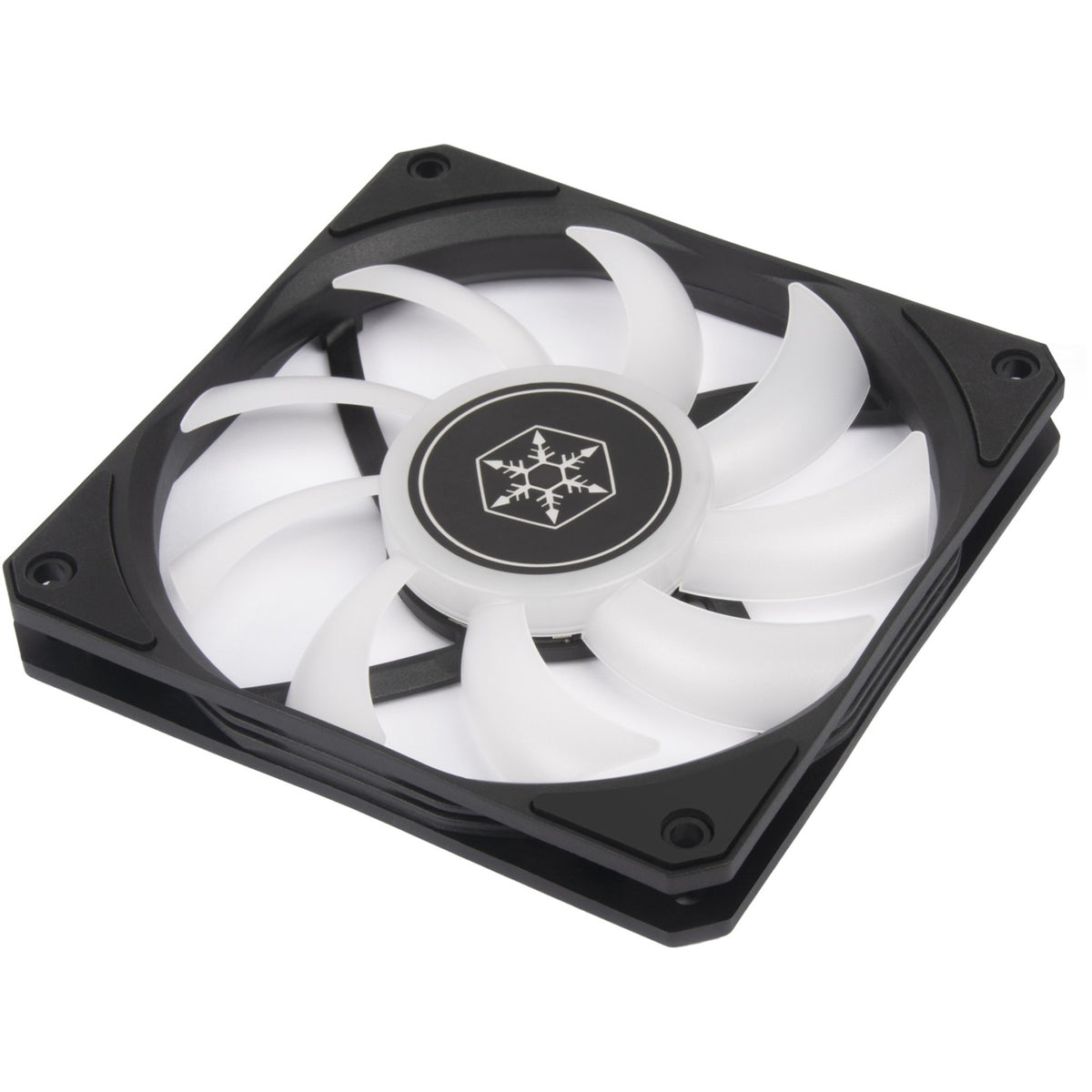 Silverstone Air Slimmer 120 ArGB Gehäuselüfter (schwarz, 120 x 120 x 15 mm, PWM)