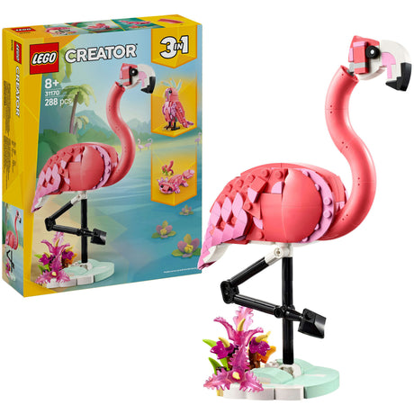 Lego Creator 31170 Wilde Tiere, rosa Flamingo