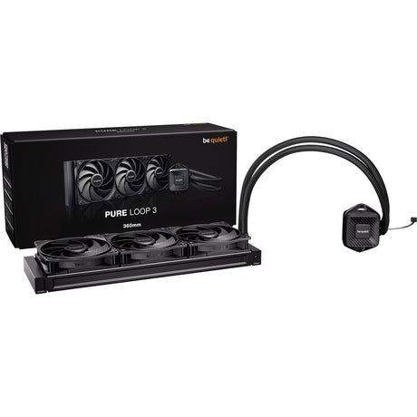Ruhig sein! Pure Loop 3 360 Wasserkühlung (schwarz, PWM)