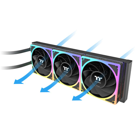 Thermaltake Magcurve 360 Ultra Arbb Sync AIO Flüssigkeitskühler Wasserkühlung (Schwarz)