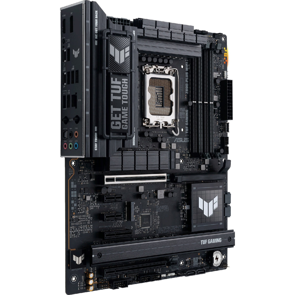Asus Tuf Gaming Z890-Plus WiFi Socket 1851 Motherboard (RAID, 2,5 GB-LAN, WiFi 7, BT, Sound, ATX)
