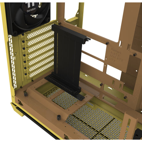 Thermaltake View 390 Air Butter Caramel Midi-Tower-Gehäuse (gelb | 2x USB-A | 1x USB-C | gehärtetes Glas)