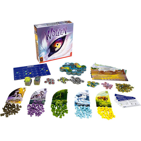 999games 999 Games Wölfe Brettspiel (Niederländisch, 2 – 5 Spieler, 75 Minuten, ab 14 Jahren)