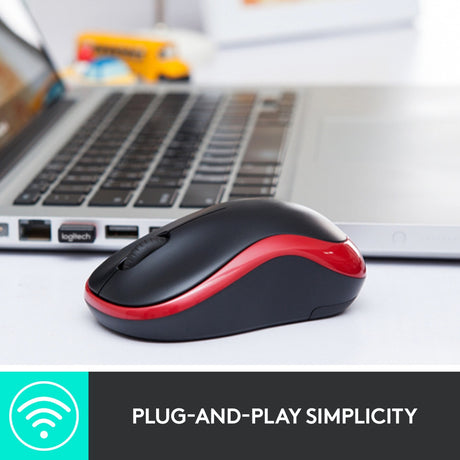 Logitech wireless mouse m185 (grijs, retail)