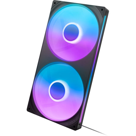 Nzxt f280 RGB Core Gehäuselüfter (schwarz, 2 Stück, 280 x 140 x 26 mm)